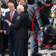 Portion of a new Facebook ad run by President Trump’s 2020 re-election campaign, with an unidentified photo of Ukraine used to depict “chaos and violence”
